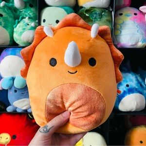 Squishmallow Luan the Triceratops 7.5" nwt